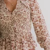 Bohme Vera Smocked Floral Blouse