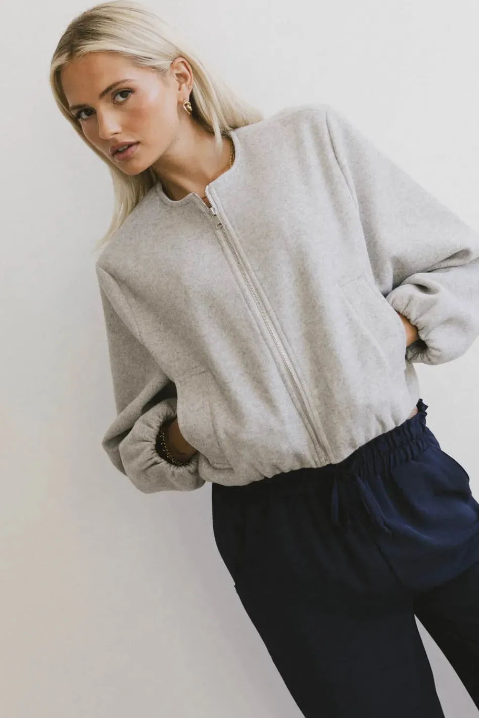 Bohme Vesper Brushed Bomber Jacket