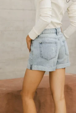 Bohme Vinnie Crossover Denim Shorts - FINAL SALE