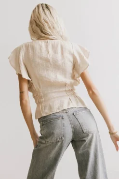 Bohme Whit Smocked Blouse in