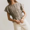 Bohme Whit Smocked Blouse in
