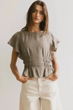 Bohme Whit Smocked Blouse in