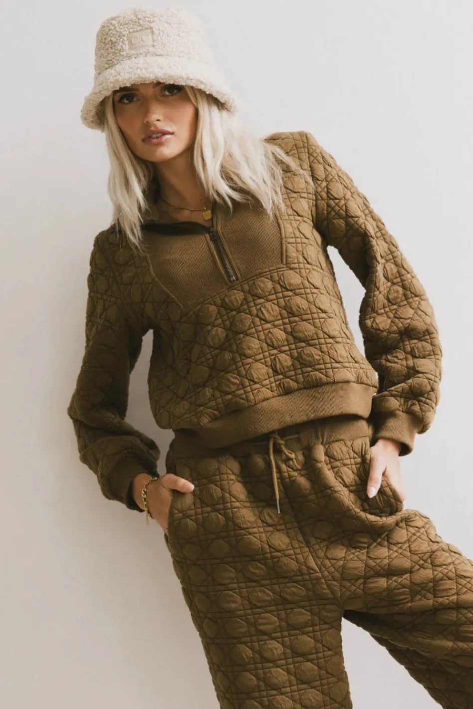 Bohme Winry Quilted Half Zip