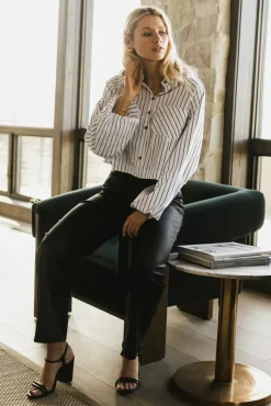 Bohme Wynn Striped Button Up