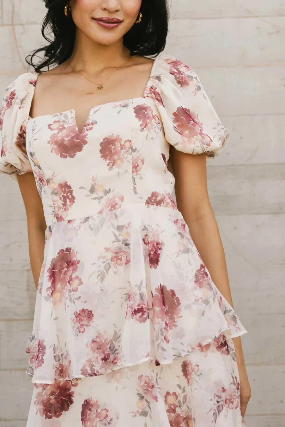 Bohme Xara Floral Midi Dress