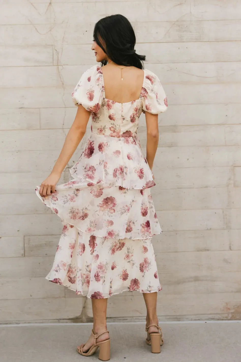Bohme Xara Floral Midi Dress