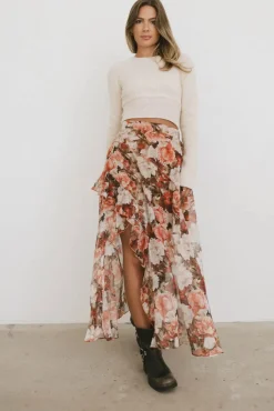 Bohme Xavier Printed Mesh Skirt
