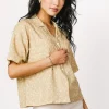 Bohme Xiomara Floral Button Up in - FINAL SALE
