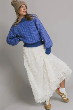 Bohme Yani Ruffle Tulle Maxi Skirt in