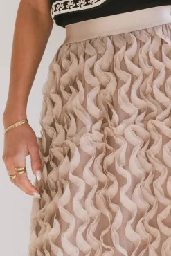 Bohme Yani Ruffle Tulle Maxi Skirt in