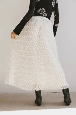 Bohme Yani Ruffle Tulle Maxi Skirt in