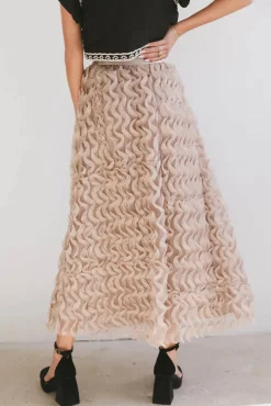 Bohme Yani Ruffle Tulle Maxi Skirt in