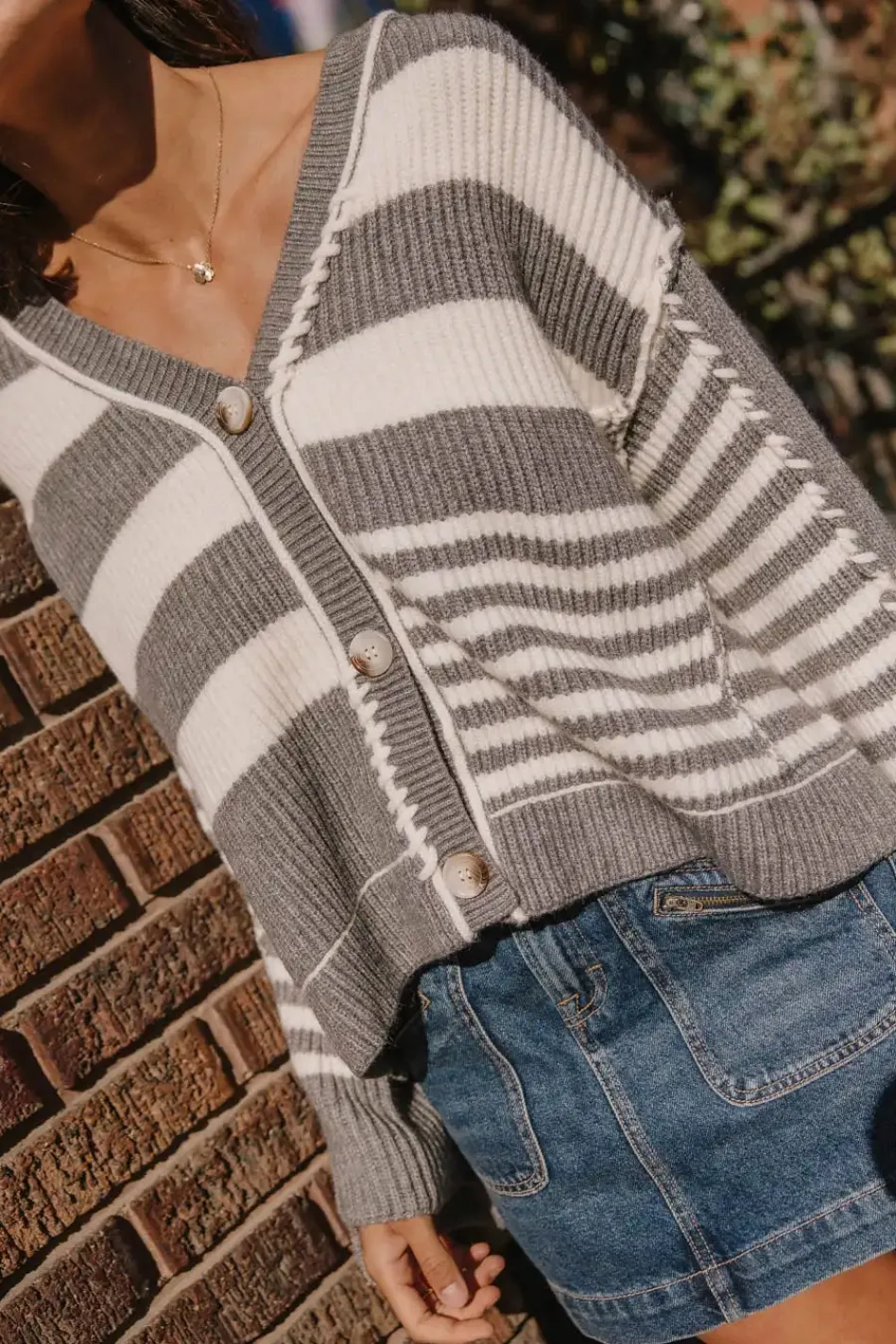 Bohme Yannah Striped Cardigan in