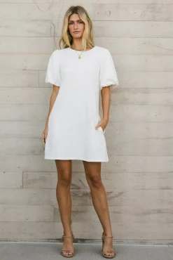 Bohme Yara Puff Sleeve Mini Dress - FINAL SALE