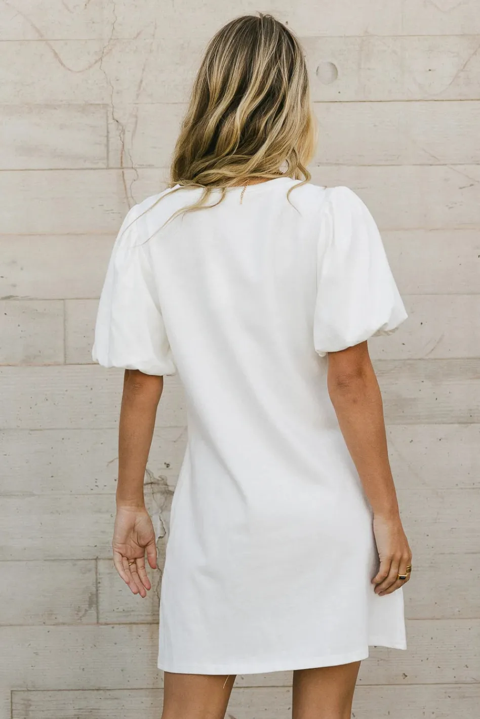 Bohme Yara Puff Sleeve Mini Dress - FINAL SALE