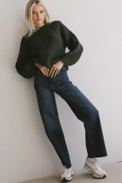 Bohme Zaidee Knit Sweater in Hunter Green