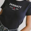 Bohme Zermatt Shoulder Stripe Graphic Tee