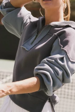 Bohme Zeya Half Zip Sweatshirt in